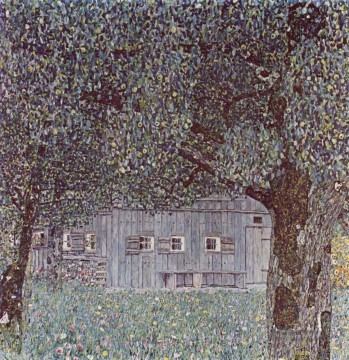 Bauernhausin Oberosterreich Symbolik Gustav Klimt Ölgemälde